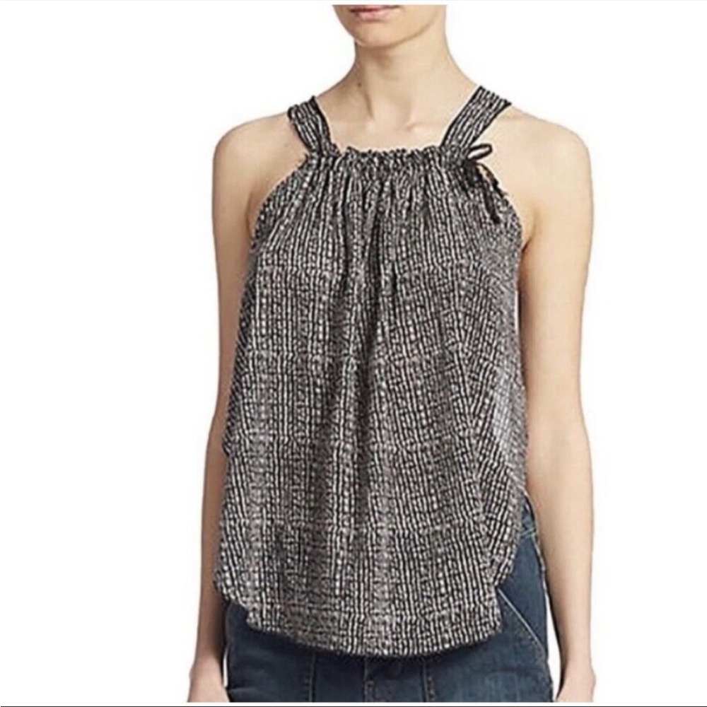 Gently Worn Free People Intimately Top with split sides and adjustable neck line